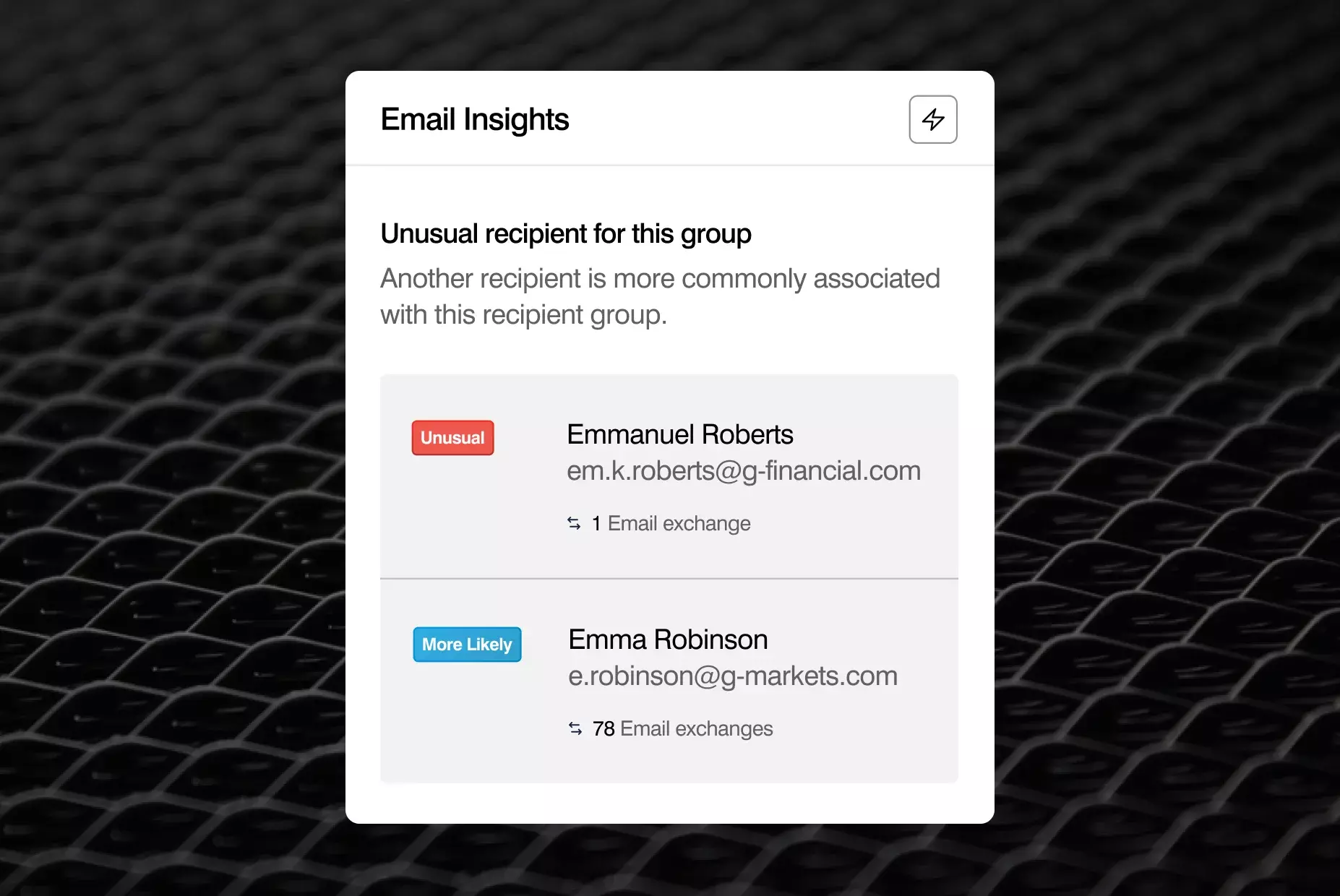 email insights example
